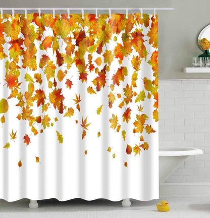 Mantto Canadian Smoky Mountain Cliff Outdoor Idyllic Photo Art Shower Curtain, National Parks Home Decor Curtain, Waterproof Polyester Fabric Bathroom Shower Curtain with Hooks 72" x 72"