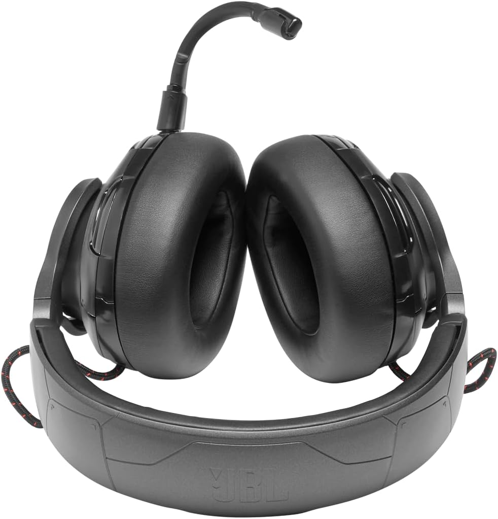 JBL USB Wired Over-Ear Professional Gaming Headset with Head-Tracking Enchanced JBL QuantumSPHERE (JBLQUANTUMONEBLKAM)