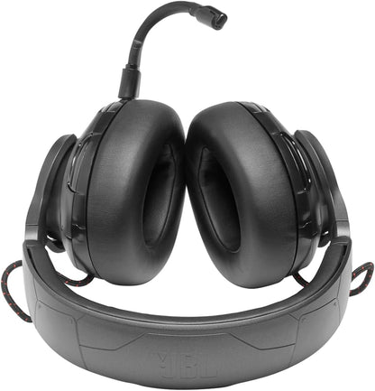 JBL USB Wired Over-Ear Professional Gaming Headset with Head-Tracking Enchanced JBL QuantumSPHERE (JBLQUANTUMONEBLKAM)