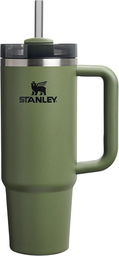 Stanley Quencher H2.0 Tumbler with Handle and Straw 30 oz | Flowstate 3-Position Lid | Cup Holder Compatible for Travel | Insulated Stainless Steel Cup | BPA-Free | Exclusive Lupine