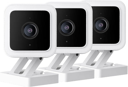 Wyze Cam v3 with Color Night Vision, Wired 1080p HD Indoor/Outdoor Security Camera, 2-Way Audio, Works with Alexa, Google Assistant, and IFTTT, 2-Pack