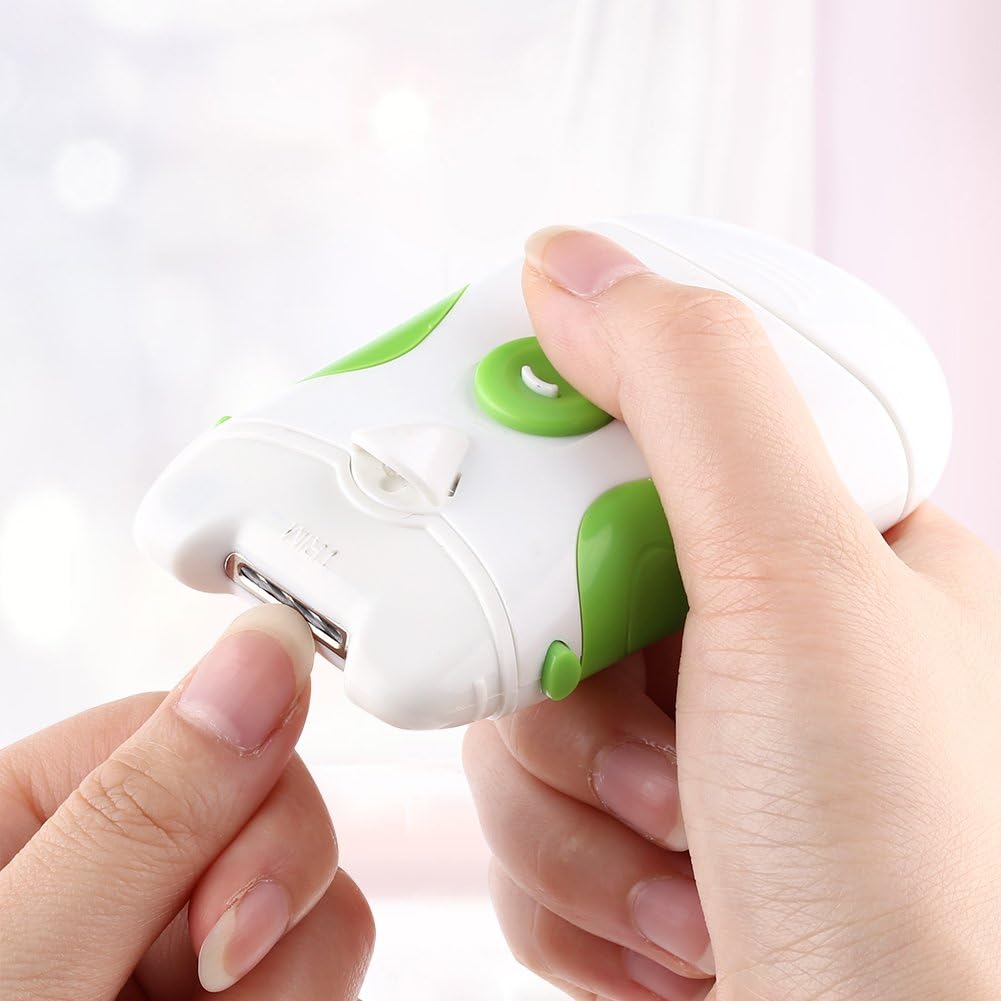 Nail Clipper, Professional Safe Electric Nail Trimmer Dual Use Nails Trim File Clipper Manicuring Tools