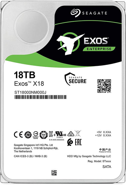 Seagate Exos X20 20TB SATA HDD SATA 6Gb/s 7200 RPM (ST20000NM007D)