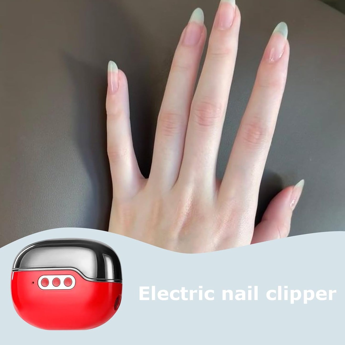 Electric Nail Clippers - 4-In-1 Automatic Electric Naisl Clipper | Usb Rechargeable Trimmer | Adjustable Automatic Nail Clippers | Trimming Polishing Fingernail & Toenail Tool For Women, Men