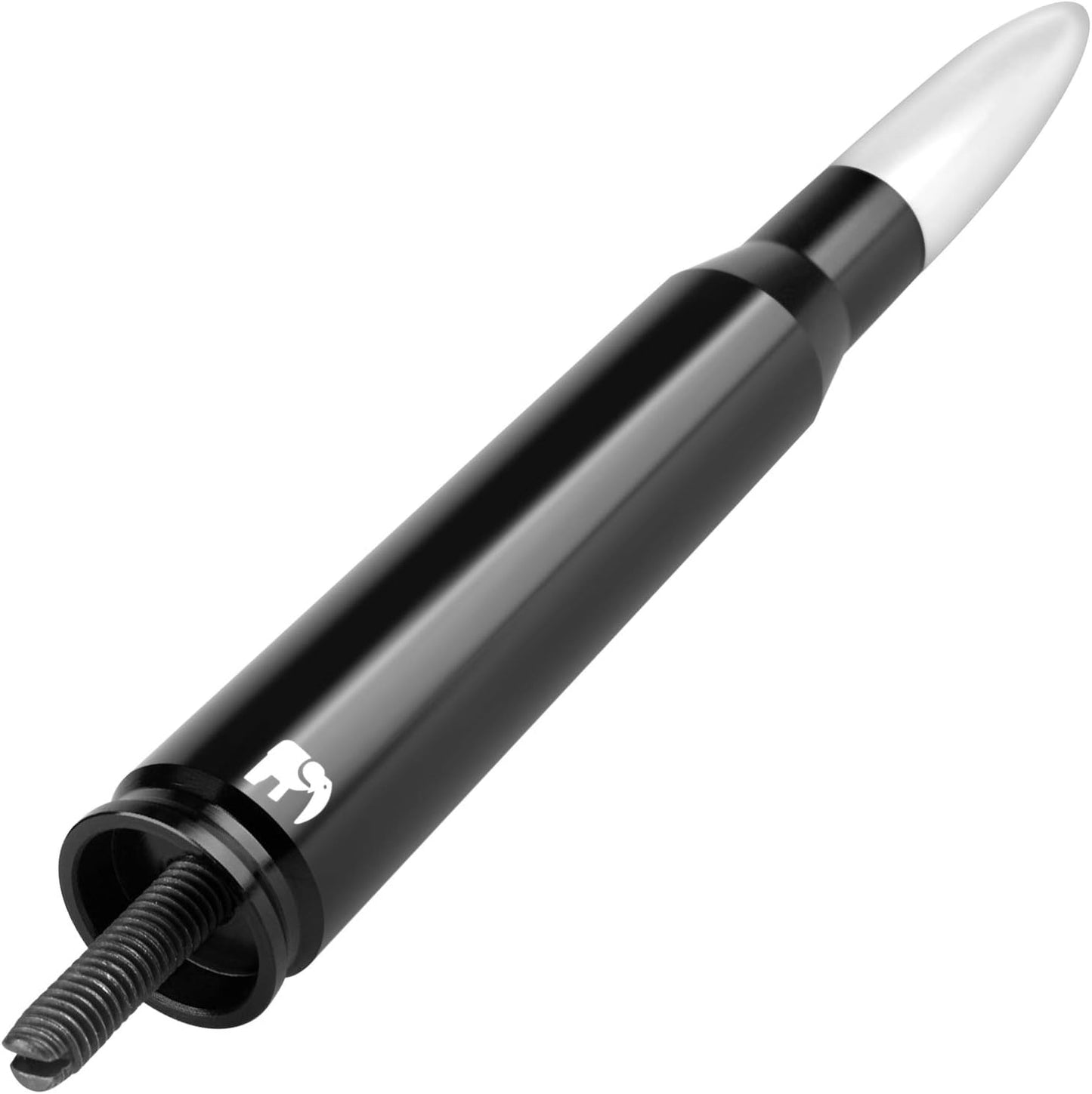 ONE250 Bullet Style Antenna, Compatible with Dodge RAM (RAM 1500, RAM 2500 or RAM 3500 1994-2024) & Ford F-Series (F-150 F-250 F-350 Super Duty Ford Raptor Ranger Trucks 1997-2024) (Silver)