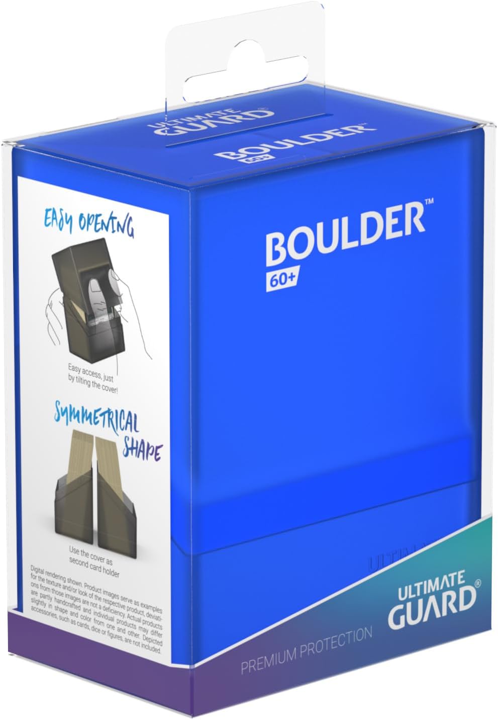 Ultimate Guard Boulder 100+ Classic, Deck Case for 100 Double-Sleeved TCG Cards, Onyx, Secure & Durable Storage for Trading Card Games, Soft-Touch Finish