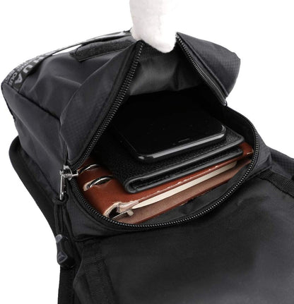 Motorcycle Drop Leg Bag Nylon Waist Pack for Men Women Travel Hiking Tactical Cycling Bike Ride Riding Crossbody Shoulder Fanny Pouch