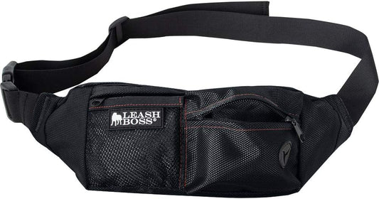 Leashboss Dog Treat Pouch for Training | Training Treat Pouches for Pet Training | Treat Bag for Dog Training | Portable Kibble Snack Container for Pets | Fanny Pack Waist Belt Transport On The Go