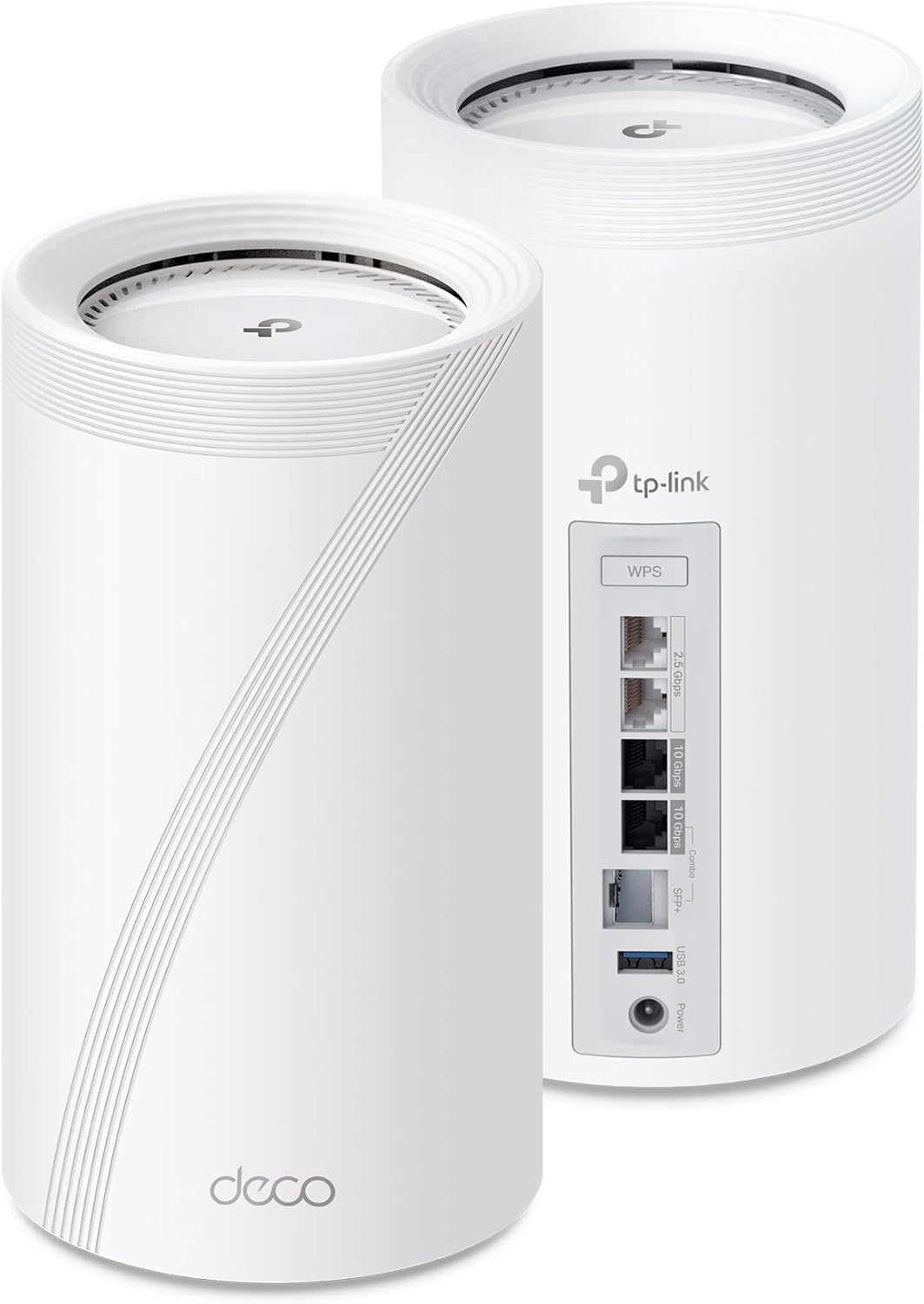 TP-Link Deco BE5000 Dual-Band WiFi 7 Mesh System (Deco BE25) – Supports 150+ Devices, 5GHz/2.4GHz, 2.5Gbps Ports, MLO, 4K-QAM, HomeShield Security, Universal Compatibility (3-Pack)
