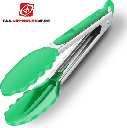 Purilite Select Silicone &amp; Stainless Steel Kitchen Tongs