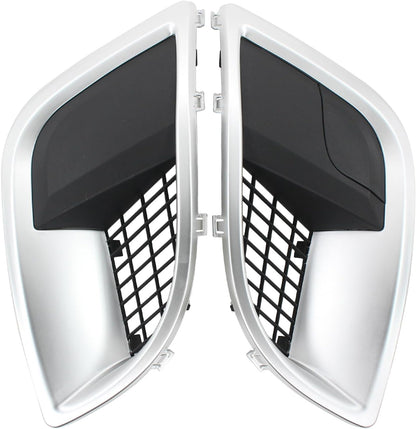 Front Left and Right Side Bumper Fog Light Lamp Cover Frame Bezel for Buick Regal GS Sedan 4-Door 2012-2017