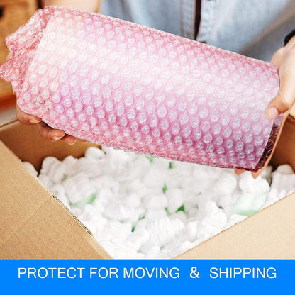 Bubble Cushioning Wrap Rolls 2-Pack,Easy to Tear Small Bubble Thicker & Durable for Packing Delivering & Moving Perforated every 12in 12 Inchx72 Feet Total (white),MR011902