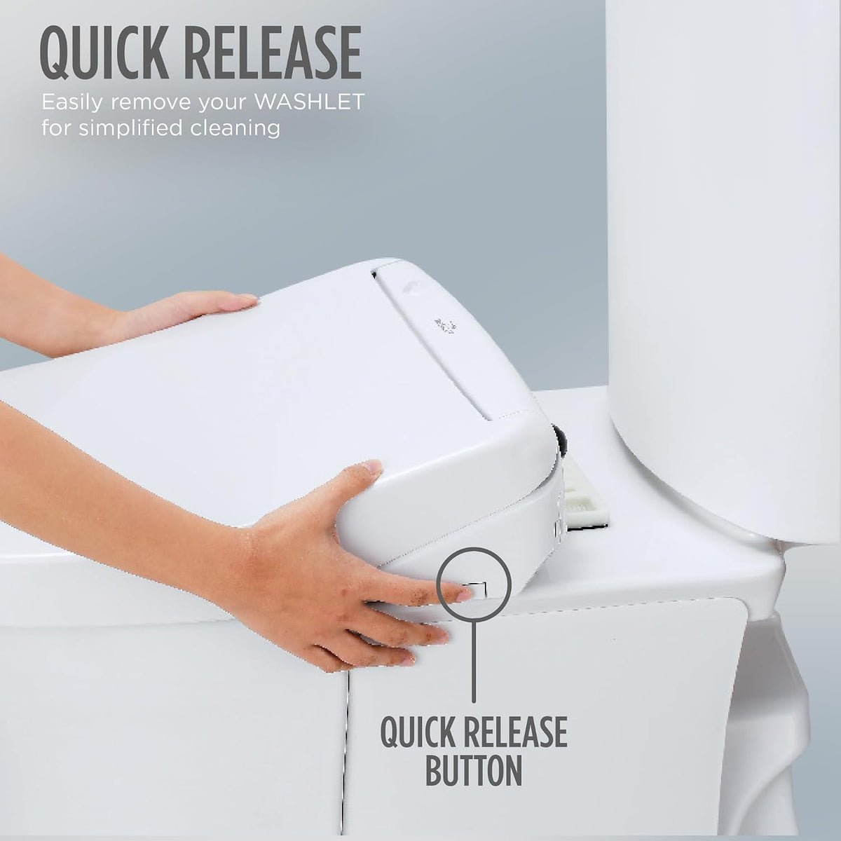 TOTO SW4736AT40#01 WASHLET+ Electronic Bidet Toilet Seat, Cotton White