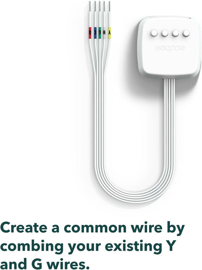 ecobee Power Extender Kit C-Wire Adapter - Made for ecobee Smart Thermostats - Programmable WiFi Thermostat Accessory