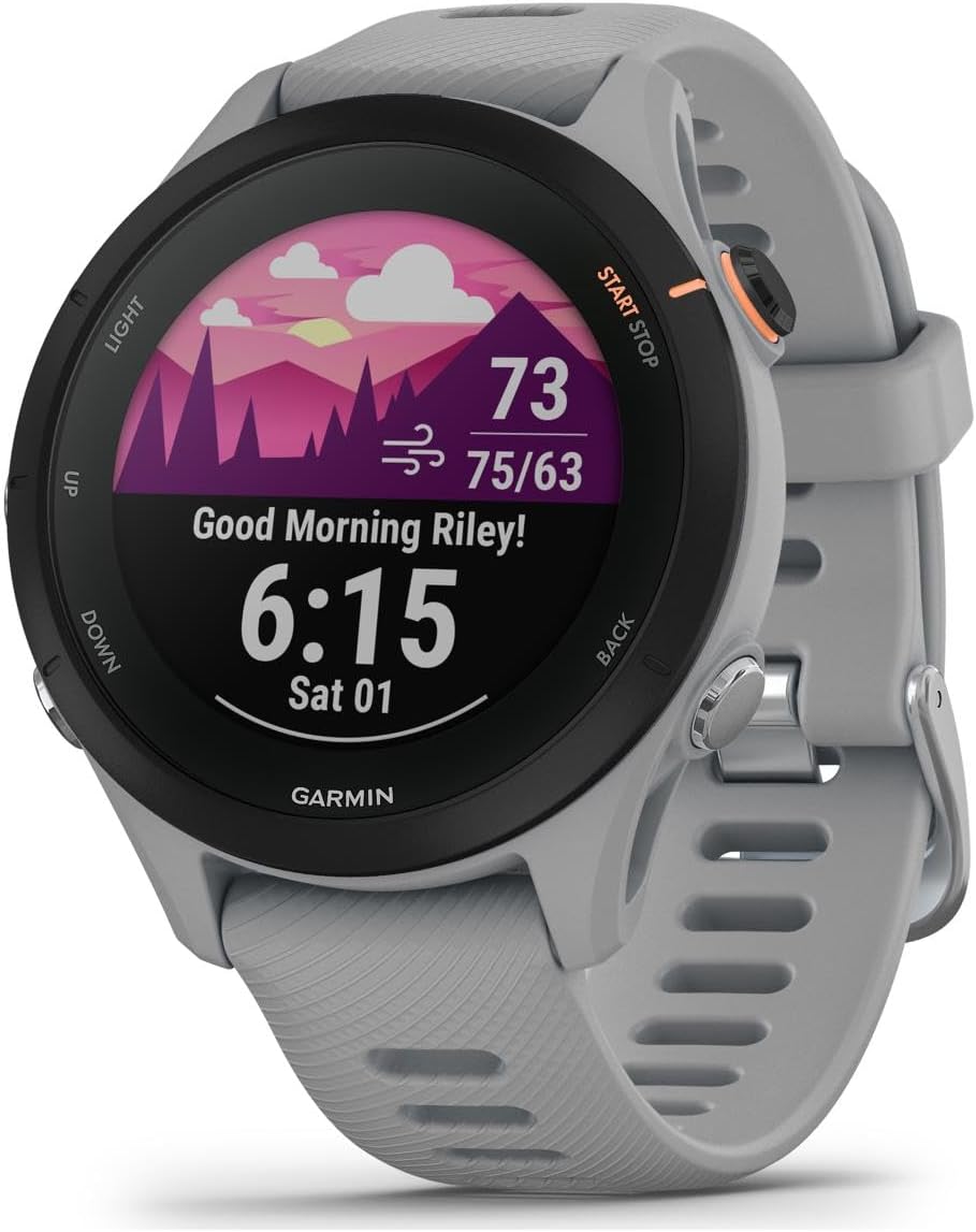 Garmin Forerunner® 255 Music, GPS Running Smartwatch with Music, Advanced Insights, Long-Lasting Battery, Black, 46 MM
