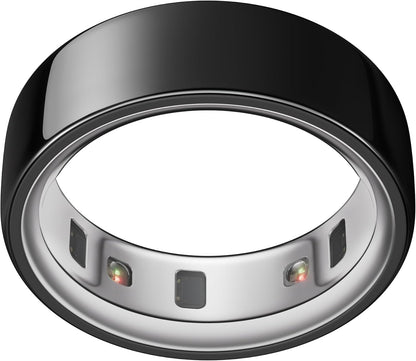 Oura Ring 4 - Silver - Size 8 - Smart Ring - Size First with Oura Ring 4 Sizing Kit - Sleep Tracking Wearable - Heart Rate - Fitness Tracker - Up to 8 Days of Battery Life