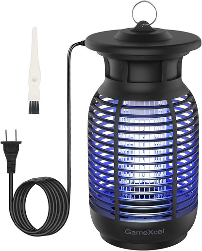 2 Pack Bug Zapper Electric Fly Swatter Zapper - Indoor Outdoor Zapping Racket for Pest Control - Safe to Touch with 3-Layer Safety Mesh