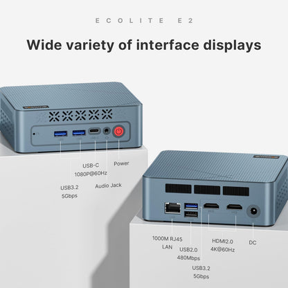 BOSGAME P3 Lite Mini PC, AMD Ryzen 7 6800H Mini Computers, 24GB DDR5, 1TB PCIe SSD, 4K Triple Display & USB4, Dual 2.5G LAN & Wi-Fi 6E & BT5.2, Desktop Computers for Gaming, Office, Design