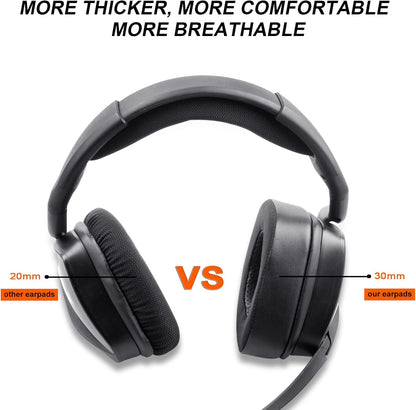 Replacement Ear Pads Cushions for Corsair Void/Void Pro/Pro RGB/RGB SE/Elite/Surround Wired & Wireless Gaming Headsets (Cooling-Gel & Noise Isolation Foam)