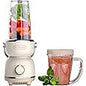 La Reveuse Personal Size Blender 250 Watts Power for Shakes Smoothies Seasonings Sauces with 1 Piece 15 oz Cup,1 Piece 10 oz Mug,BPA Free (Black)