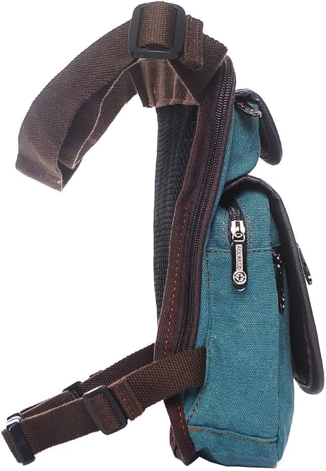 Motorcycle Drop Leg Bag Nylon Waist Pack for Men Women Travel Hiking Tactical Cycling Bike Ride Riding Crossbody Shoulder Fanny Pouch