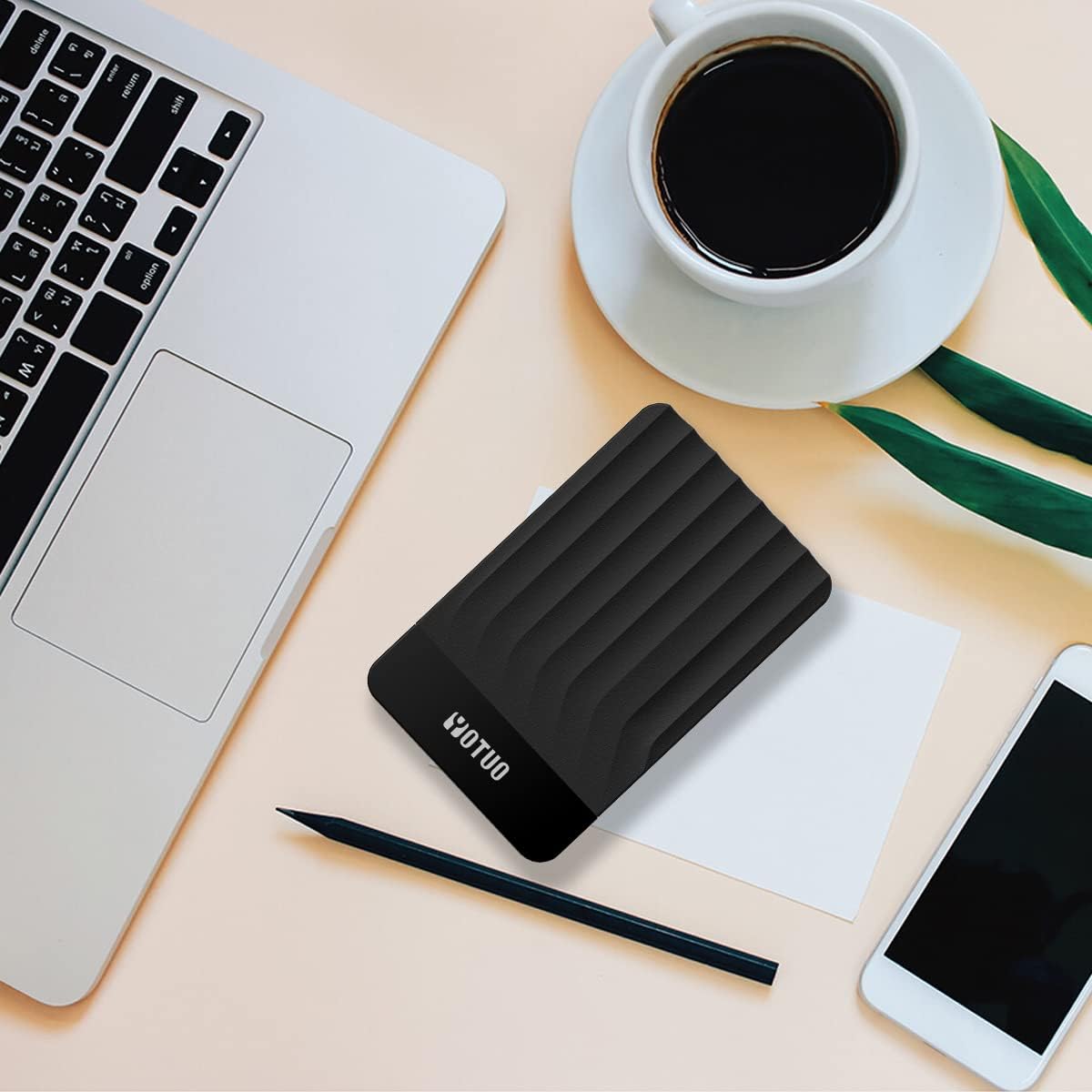 YOTUO 320GB External Hard Drive, Portable Storage Expansion HDD, USB 3.0 & USB-C for PC, Mac, Desktop, Laptop, Smartphone, PS4, Xbox One, Xbox 360, Office & Game, Black