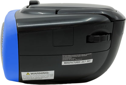 CURTIS SRCD243M-SILVER Sylvania SRCD243 Portable CD Player with AM/FM Radio, Boombox (Silver)