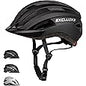 TOONEV Adult Bike Helmet with Safety LED Light,Lightweight Integrally Sport Mountain Bicycle Helmet Adjustable Size 54 to 62CM for Men Women Cycling Helmet