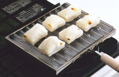 Gas Stovetop Grill Pan | Stainless Steel Indoor Grilling and Roasting Tray