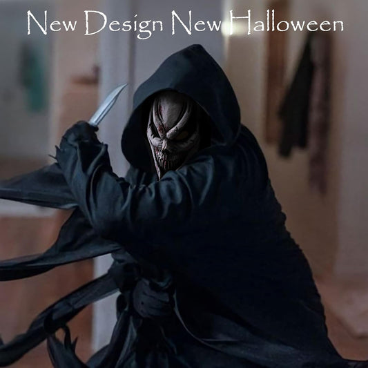 New Scream Scary Latex Mask with scarf Ghost Face Evil Design Full Head Halloween horror Costume Mask