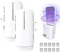 Indoor Fly Insect Trap with UV and Blue Light for Fruit Flies, Gnats, Mosquitoes, Flies, Moths, and House Flies Traps for Home - Bug Catcher Light Trap (2 Device + 10 Refills)