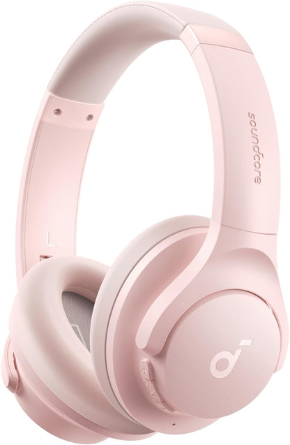 soundcore by Anker Q20i Hybrid Active Noise Cancelling Headphones, Wireless Over-Ear Bluetooth, 40H Long ANC Playtime, Hi-Res Audio, Big Bass, Customize via an App, Transparency Mode, Ideal for Travel