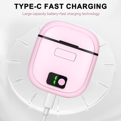 Electric Nail Clippers, 3-Speed Adjustable Automatic Nail Clippers, Nail Clippers with Led Indicator Lights,USB Rechargeable, Adult, Child, and Elderly Safe Electric Nail Trimmers (Pink)