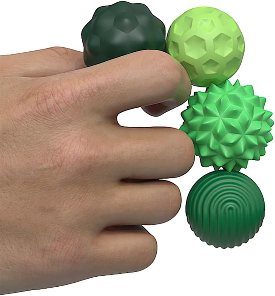 Magnetic Balls Fidget Toys for Adults & Teens – 8-Pack Stress Relief Silicone Balls, Desk Fidget for Anxiety, Focus, and Relaxation, Perfect Gift for Women & Men - PuriLite