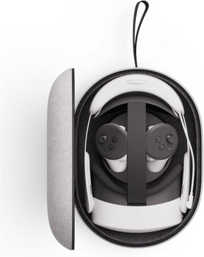 Meta Quest Carrying Case for Meta Quest 3/3S - Premium Style and Protection - Fits Headset, Touch Plus Controller, Head Strap, Active Straps, Charging Cable and Adapter 24.2 cm x 32.8 cm x 12.8 cm