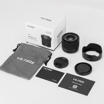 VILTROX 25mm f1.7 E, APS-C Lens for Sony E, Large Aperture STM Auto Focus Lens for Sony E-Mount A7C A7RII A7SII A7II A7RIII A7IV A7RIV A9 A1 ZVE1 A93 A6700 A6600 A6500 A6400 FX3 ZV-E10 FX30 ZV-E10II
