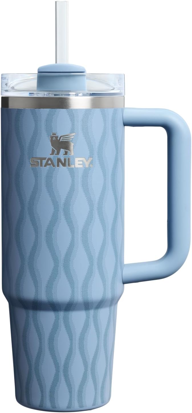 Stanley Quencher H2.0 Tumbler with Handle and Straw 30 oz | Flowstate 3-Position Lid | Cup Holder Compatible for Travel | Insulated Stainless Steel Cup | BPA-Free | Exclusive Lupine