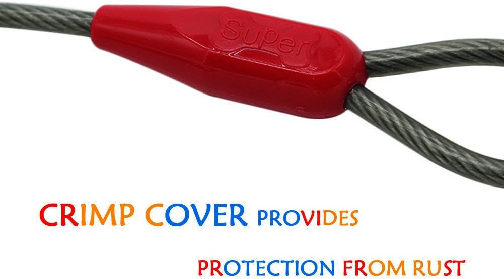 Petest 25ft Reflective Tie-Out Cable for Small Dogs Up to 35 Pounds
