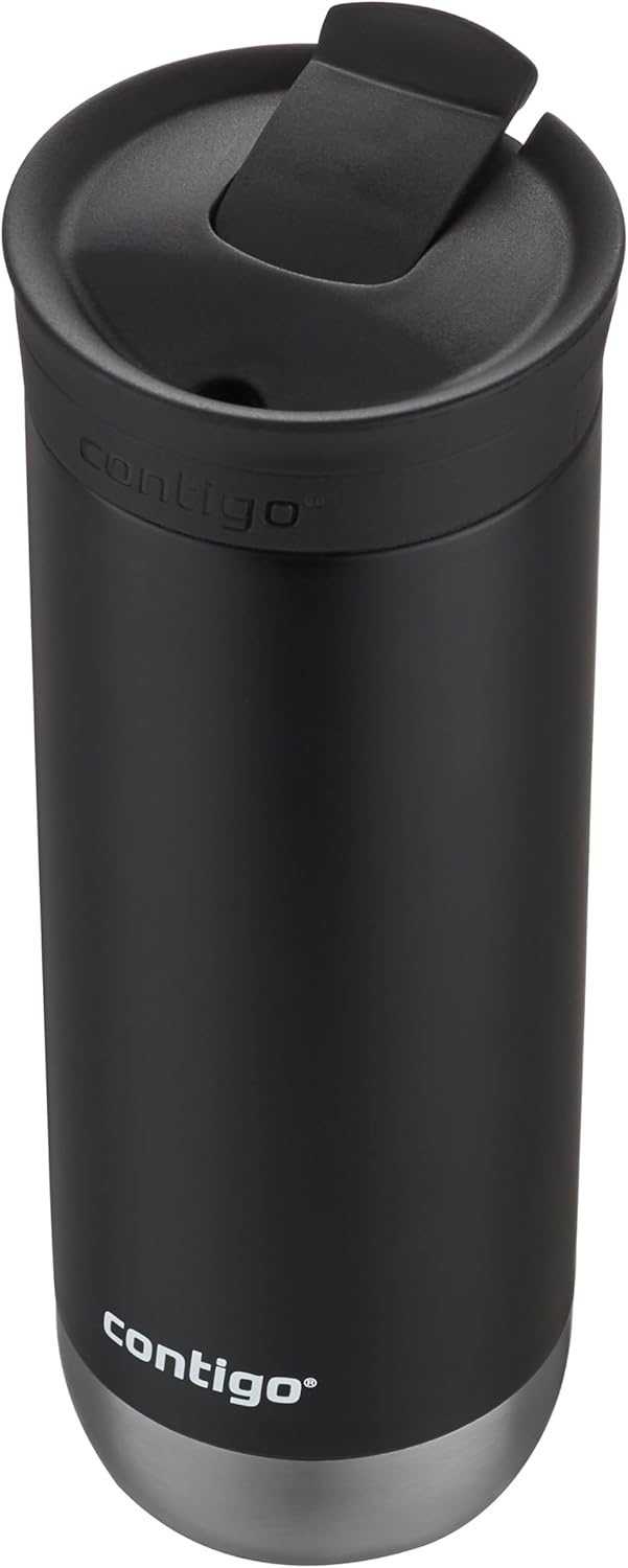 Contigo Huron 2.0 Stainless Steel Travel Mug with Leak-Proof SnapSeal Lid, Vacuum-Insulated Tumbler for Coffee and Tea, Pansy