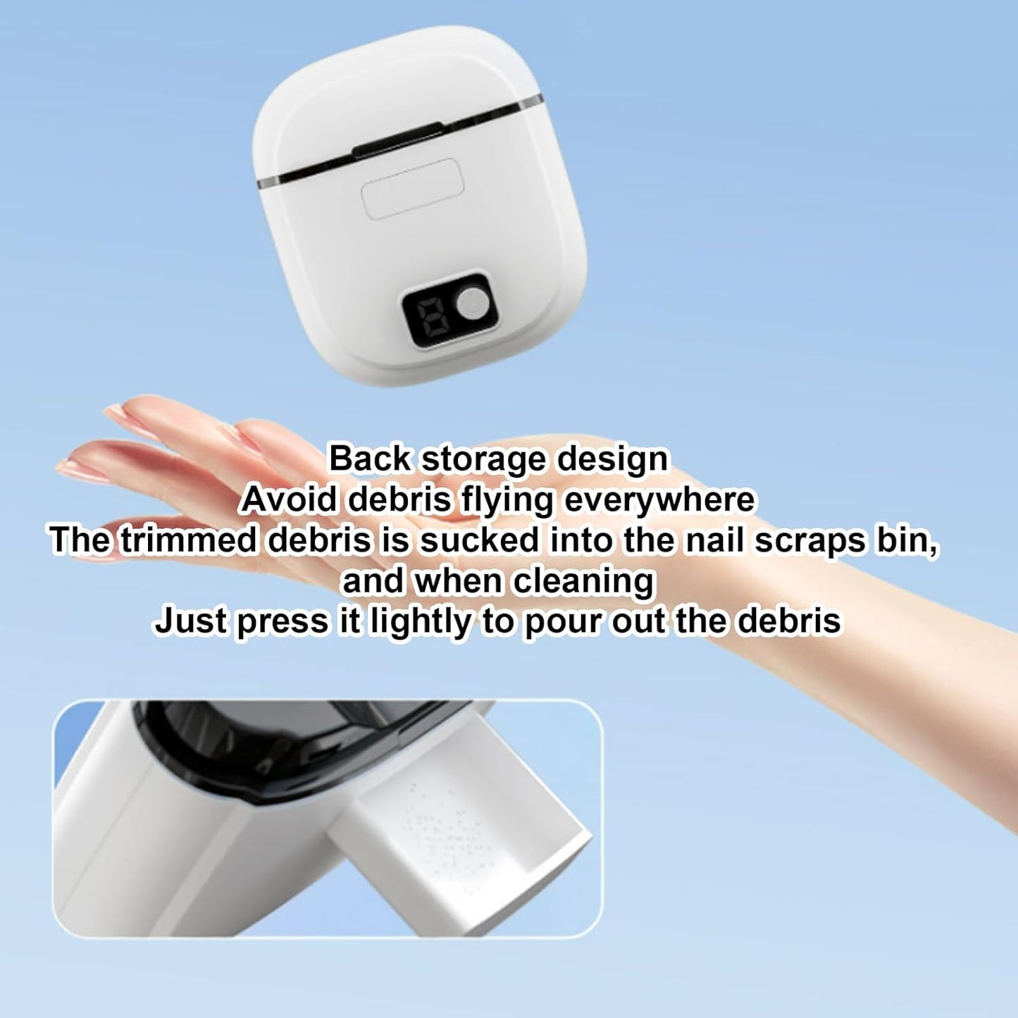 Automatic Nail Clippers - Adjustable Three-Speed Electric Nail Cutter - Low Noise Three-Speed Electric Toenail Clippers, Baby for Seniors