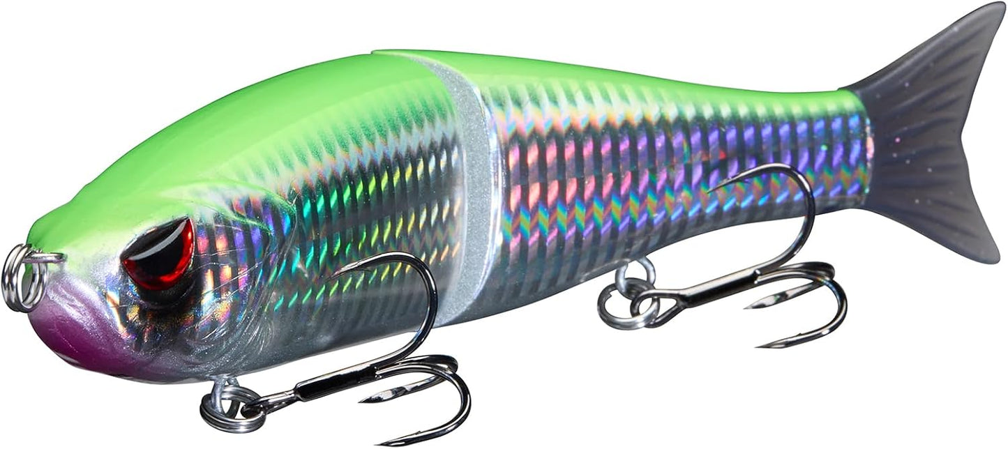Bassdash SwimShad Glide Baits Jointed Swimbait Bass Pike Salmon Trout Muskie Fishing Lure