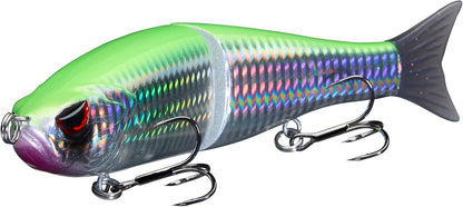 Bassdash SwimShad Glide Baits Jointed Swimbait Bass Pike Salmon Trout Muskie Fishing Lure
