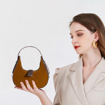 Prpeko Shoulder Bag Crescent Retro Y2k Hobo Handbags 90s Underarm Purse Bag Fashion Clutch Purses for Women