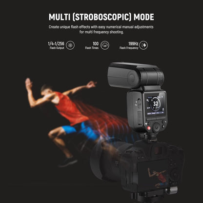 NEEWER Z880-C 2.4G 76Ws TTL Camera Flash Speedlite Compatible with Canon, Upgraded UI, Adjustable Modeling Lamp, TTL/M Quick Switch TCM Key, 1/8000s HSS 7.2V/3000mAh Battery 600 Full Power Flash