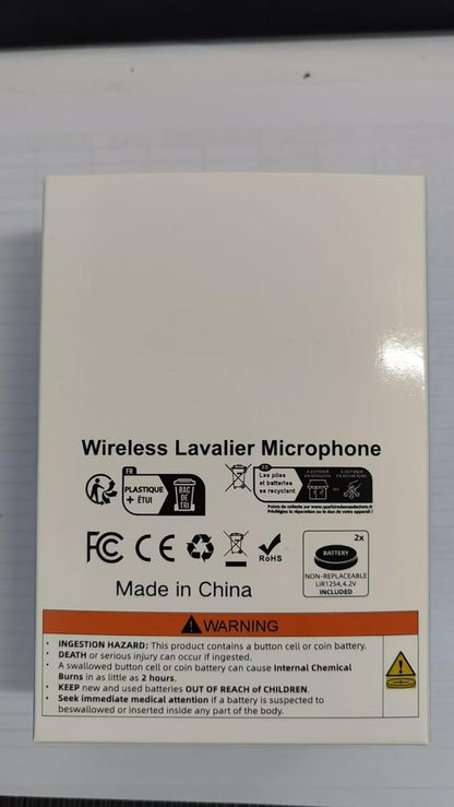 CKOKC Wireless Microphone for iPhone - Android Phone and Laptop PC, USB Microphones for Podcasting, Lavalier Microphone for Interview Video Vlog YouTube