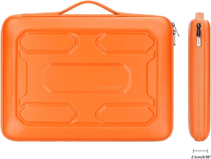 DOMISO 15.6 inch Laptop Sleeve with Handle Protective Shockproof Waterproof EVA Case for 15.6" Yoga 720 IdeaPad 310 320 ThinkPad T570/Legion 5 Gen 6/HP Envy 15/15.6" Notebooks, Dark Blue