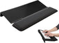 Laborio Acrylic Keyboard Stand with Memory Foam Wrist Rest – Ergonomic Non-Slip Computer Keyboard Holder for Office & Home Desk (Black + Black Wrist Pad) - PuriLite