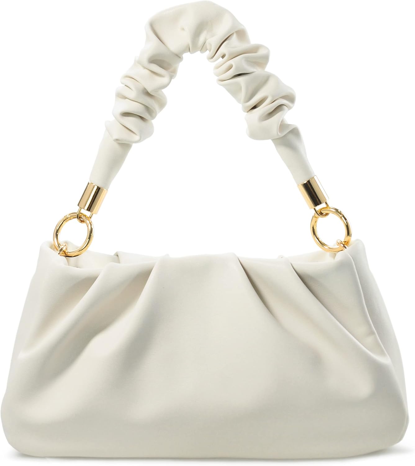 Cloud Pouch Bag Women Shoulder Handbag Soft Vegan Leather Vintage Hobo Chain Cross body Bag