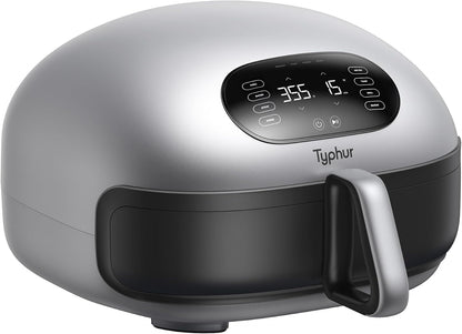 Typhur Dome 2 Air Fryer, Extra Large with Superior Airflow, Self-cleaning Smart Digital Fryer with PFAS free Basket for Quick Easy Meals, Up to 32 Chicken Wings Capacity [New Version]