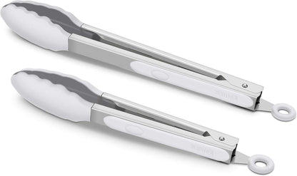 Purilite Select Silicone &amp; Stainless Steel Kitchen Tongs